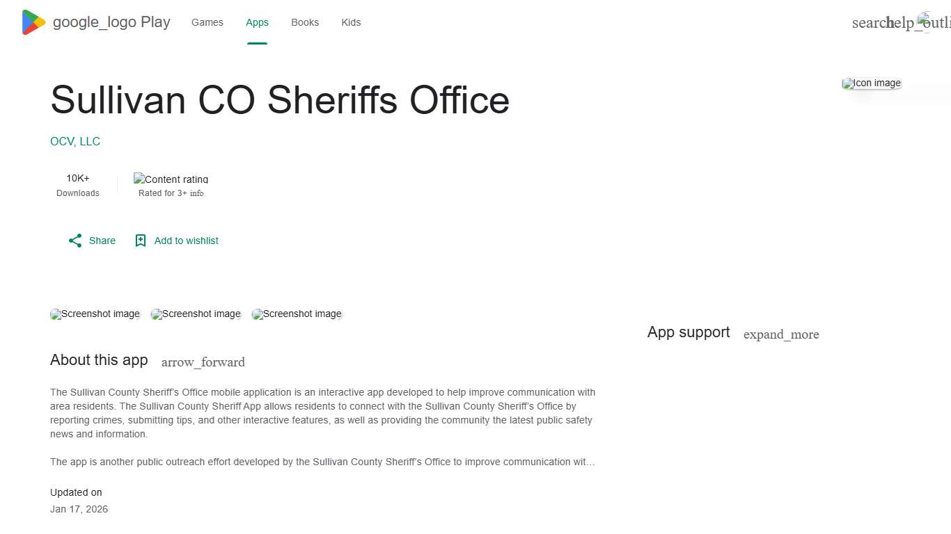 Sullivan CO Sheriffs Office - Apps on Google Play